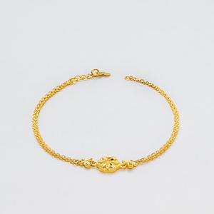 [베티블루] 995 999 24K 순금 플라워 패턴 꽃 여성 여자 3.75g 금 팔찌