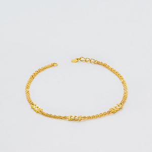 [베티블루] 995 999 24K 순금 트리플 트위스트 여성 여자 11.25g 금 팔찌