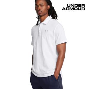 [언더아머(백)]남성 UA 아이콘 카라 폴로 반팔 티셔츠 1386608-100