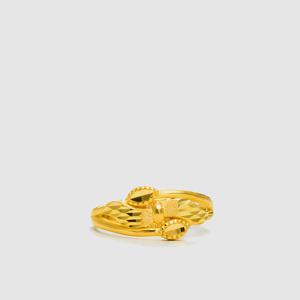 [베티블루] 995 999 24K 순금 리프 가드 여성 여자 3.75g 금 링 반지