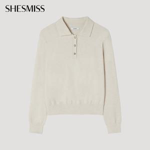 [쉬즈미스] 버튼 카라넥 니트 탑_SSKPOP32120_OT