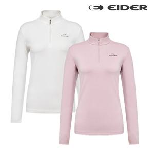 [아이더] 25FW 베이직 여성 긴팔 짚업 티셔츠 DWU25208