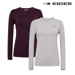 [아이더] 25FW 베이직 여성 긴팔 라운드 티셔츠 DWU25204