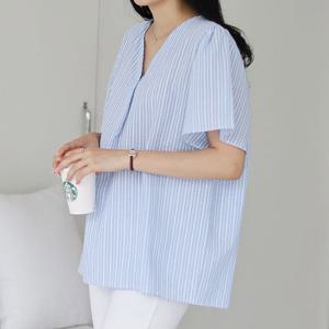 나야홍 / 빅사이즈 507 살랑프릴셔츠블라우스 DBNU901