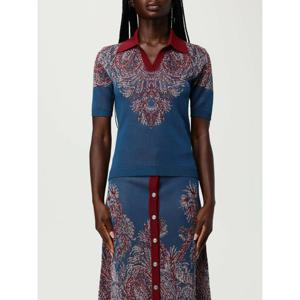 [ETRO] 라프리마 여성 폴로 셔츠 WRKE0258AQ167 X0883 Violet /6