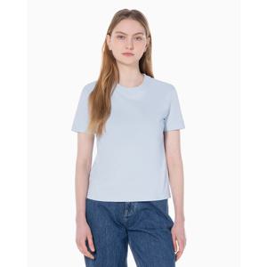 [캘빈클라인 진]여성 CK 아카이브 로고 크루넥 반팔 티셔츠 라이트 블루 (40WH105-CAY)