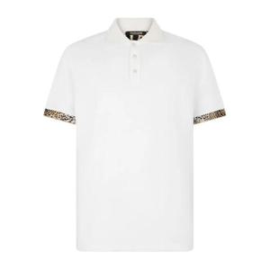 25 FW 로베르토 카발리 레오파드 프린트 커프 폴로 셔츠 VRT64AKB002 TP441027538