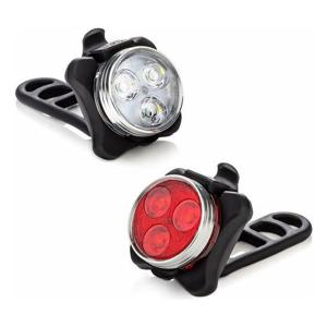 3LED COB 4모드 후미등 자전거 라이트 전조등