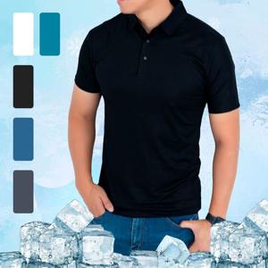 카라반팔 남성 여름 냉감 피케 스판 카라 반팔셔츠 RFCP2101TO5