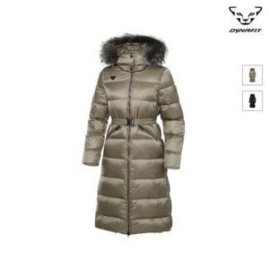 [다이나핏] (택가 579,000원) 다크올리브 [구스다운] 여성 PLATINUM (플래티넘) 롱 다운 YWW23532K4