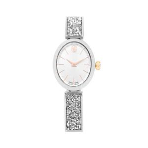 스와로브스키 5656878 Crystal Rock oval 여성 메탈시계