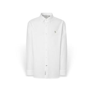 남성 옥스포드 솔리드 긴팔셔츠 HZSH5F201WT