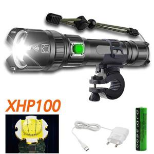 자전거전조등 XHP100 LED 자전거 전조등 라이트 랜턴 손전등 안전등