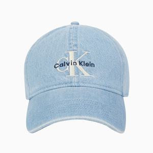 CK진  남녀공용 CKJ 모노그램 데님 엠브로이더리 볼캡(4G5007G-LHK)