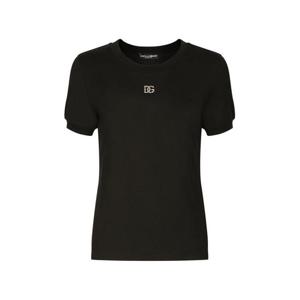 돌체앤가바나 반팔 티셔츠 F8N08ZG7B3U N0000 Black