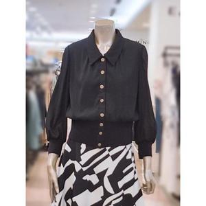 미니멈 세이브존03 미니멈 카라넥 페플럼 블라우스 AGMXCAWB7370A