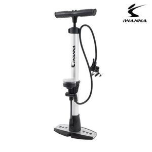 자전거펌프 아이워너 알루미늄 게이지 펌프