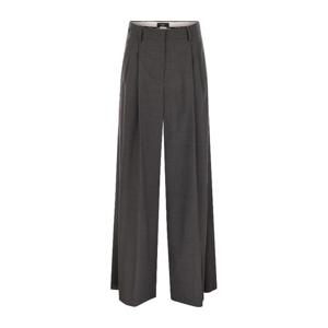 위켄드막스마라 와이드 플리츠 포멀 팬츠 2525136072600 003