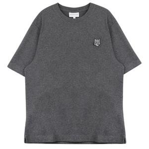 라프리마 메종키츠네 볼드 폭스 헤드 패치 오버사이즈 티셔츠 셔츠 폭스헤드 LM00107KJ0119 H170