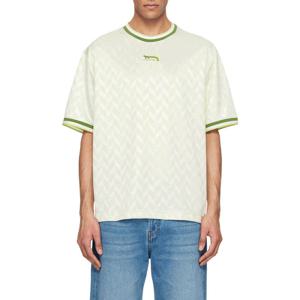 [국내배송] 메종키츠네 폭스헤드 자카드 반팔 티셔츠 OM00118KJ7021-0170