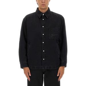 자크뮈스 블랙 버튼업 캐주얼 데님 셔츠 OUM00115AD0 0019990