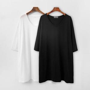 나야홍 / 빅사이즈베이직티 G569L507 앤드무지롱데일리반팔티 I