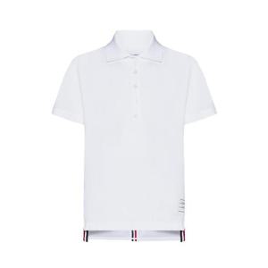 25SS 톰브라운 릴렛스핏 폴로 피케 반팔 티셔츠 화이트 FJP014A 00050 100