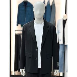 [바쏘옴므]블랙_오버핏 와이드 셋업 자켓 WSY1JF35A_SC