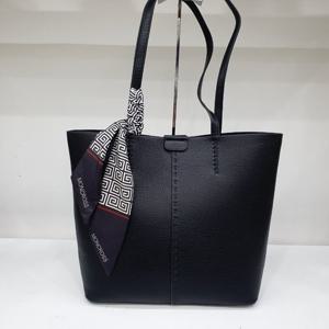 [몽크로스]스카프매듭 포인트 숄더백 블랙 WT68882_SH