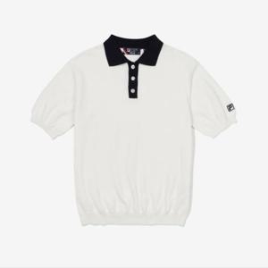 휠라 여성 테니스 라이프 니트 카라티셔츠 FS2TSF2371F_OWH