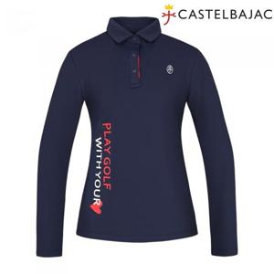 [까스텔바작]여성 베이직 포인트 폴로 티셔츠_BGDSTL501_NY_DJ