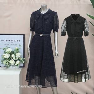 [미니멈]MD 리본타이 펄 원피스 MD MYBAWO5350 MD_CJ