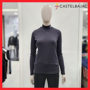 [까스텔바작]여성 배색 포인트 반목 티셔츠_10BGBFTL503BK6_DJ