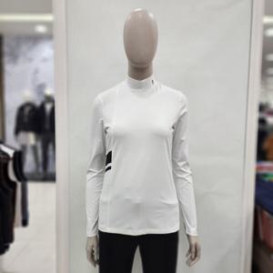 [까스텔바작]여성 배색 포인트 반목 티셔츠_10BGBFTL503BK3_DJ