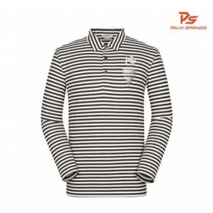 [팜스프링스]스트라이프 남성 티셔츠 stsm224151_DG