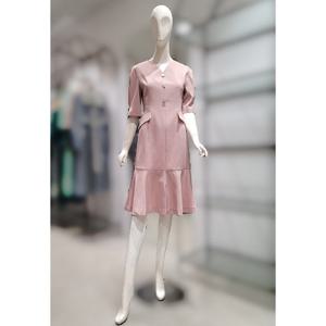 [SI][SI] SI브이넥 단추 소매디테일 원피스SEOAD2581 (P00365635