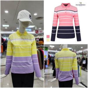 [팜스프링스]스트라이프 봄 카라 티셔츠 stsl233201_DG