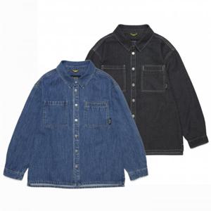 내셔널지오그래픽키즈  (K253USH010) 데님 셔츠 남여공용 청남방