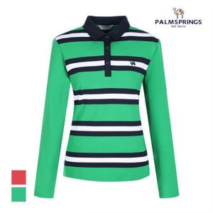 [팜스프링스]스트라아프 여성 카라 티셔츠 stsl233210iu_DG