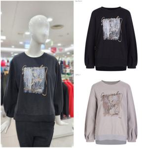 [팜스프링스]소매벌룬 티셔츠 stsl233248_DG