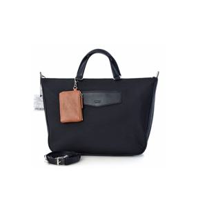 [에스콰이아]여성 원단 빅사이즈 토트백 EOESHB650BK