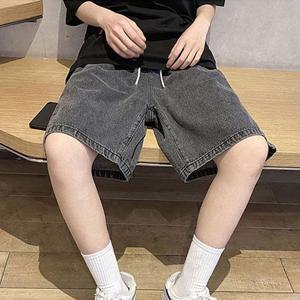 [모로엠]남성 캐주얼 흑청 남자 반바지 ON-PTH-QWF3B2C8