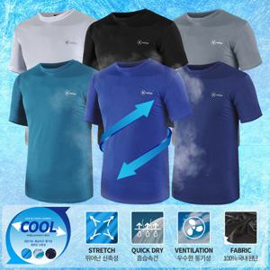 [모로엠]쿨 맥스 반팔 라운드 티셔츠 DMG-TSH-Q4230235