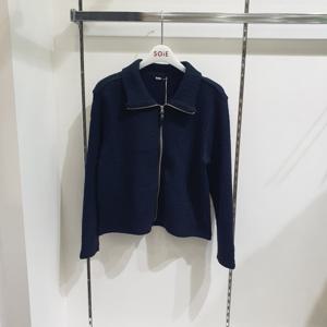 [소이]케이블  니트라이크 카라 점퍼 25F5151_BK_KG