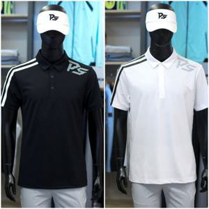 [팜스프링스]라인 반팔 남성 카라 티셔츠 sysm232194_DG