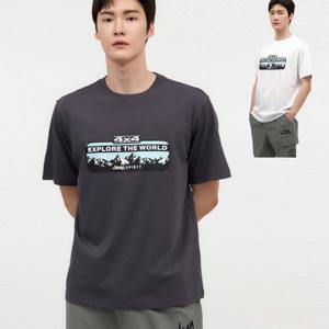 [지프]남녀공용 4X4 프린트 티셔츠(JO2TSU212)_DG