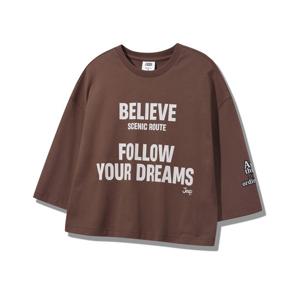 [지프]여성용 레터링 프린트 반팔티셔츠 (JQ3TSF256)