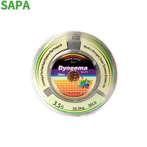 바다낚시 싸파 다이니마골드 P.E합사낚시줄 회색 100m 3.5호