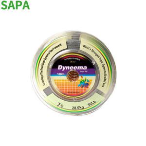 바다낚시 싸파 다이니마골드 P.E합사낚시줄 회색 100m 7호