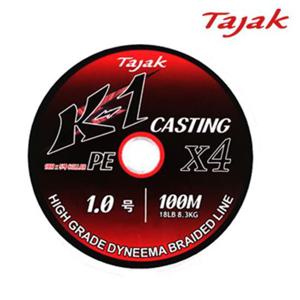 5색줄 k 1 캐스팅 5색 4합사 100M 다이니마합사낚시줄 PE줄
